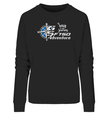 GS Motorrad F 750 GS »THE WAY IS MY JOURNEY« - Ladies Organic Sweatshirt - GS Magazin