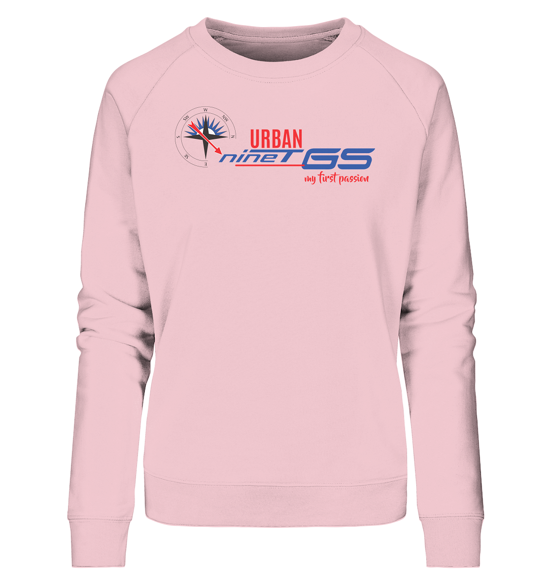 GS Motorrad R nineT Urban »my first passion« - Ladies Organic Sweatshirt - GS Magazin
