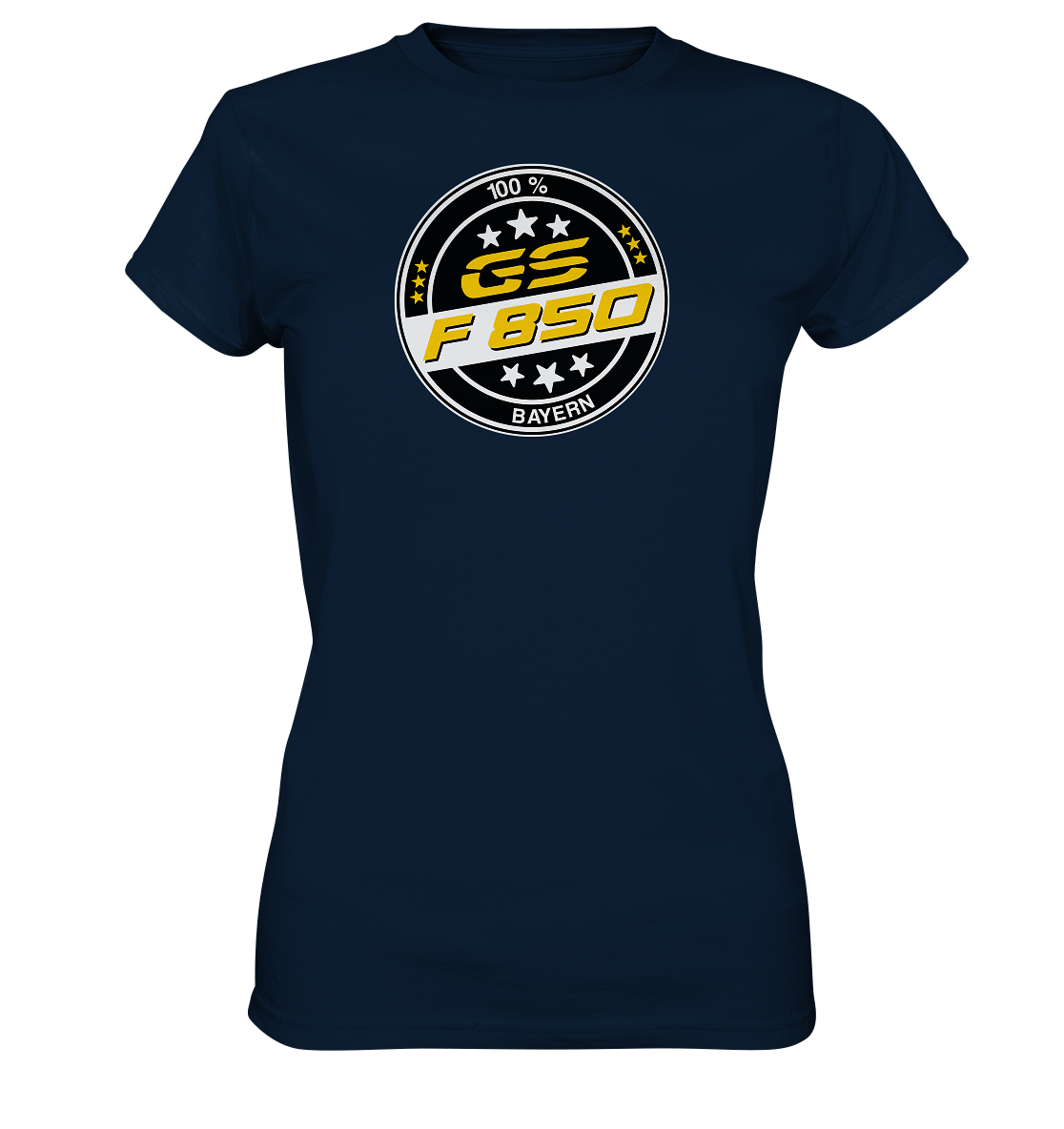 GS Motorrad F 850 GS - 100% Bayern live - Ladies Premium Shirt - GS Magazin