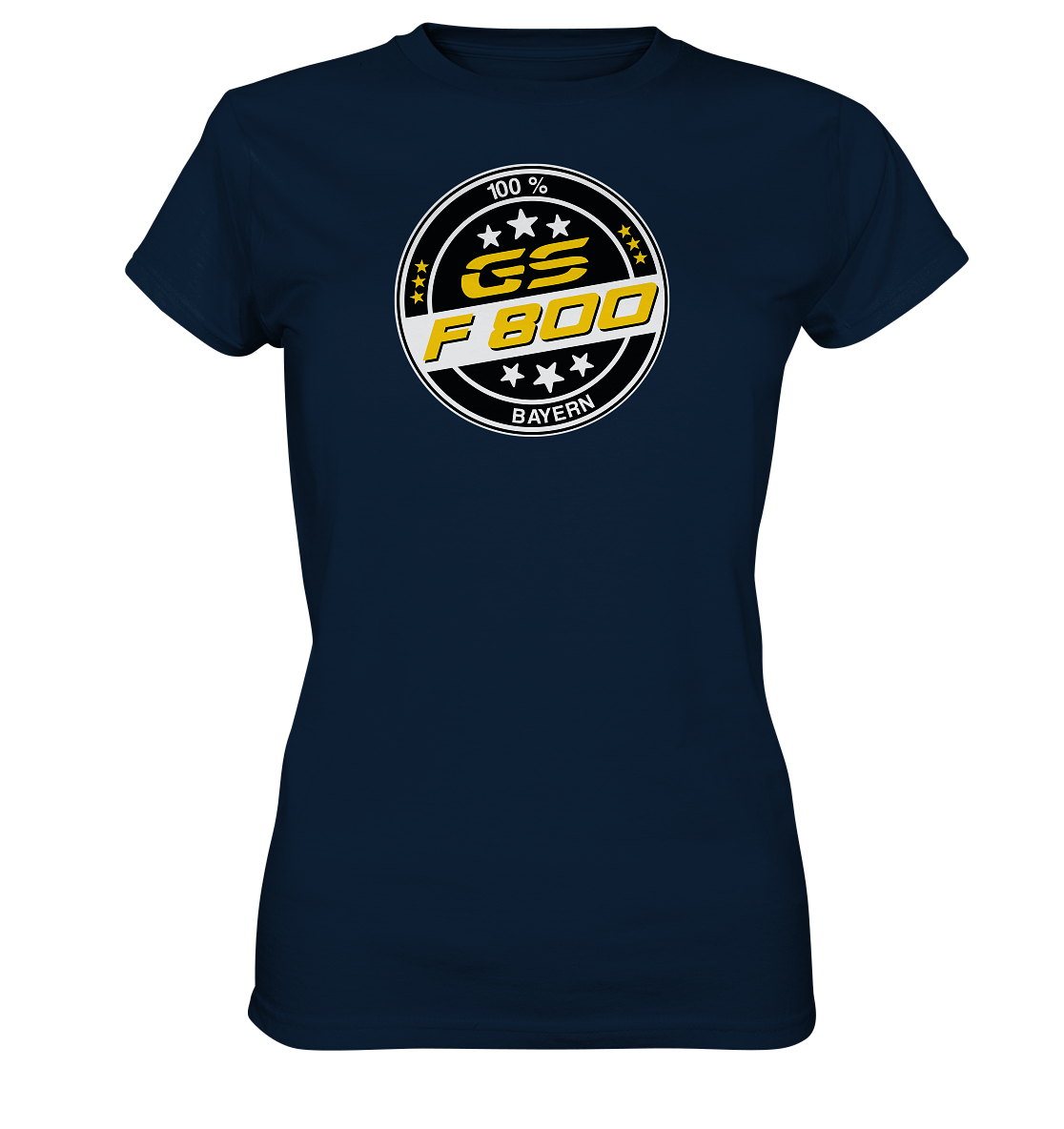 GS Motorrad F 800 GS - 100% Bayern live - Ladies Premium Shirt - GS Magazin