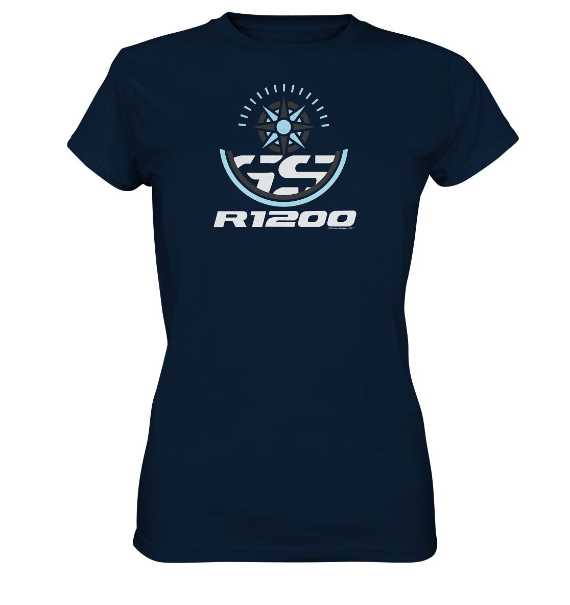 GS Motorrad R 1200 GS - Pathfinder - stylisch / modern / exklusiv - Ladies Premium Shirt - GS Magazin