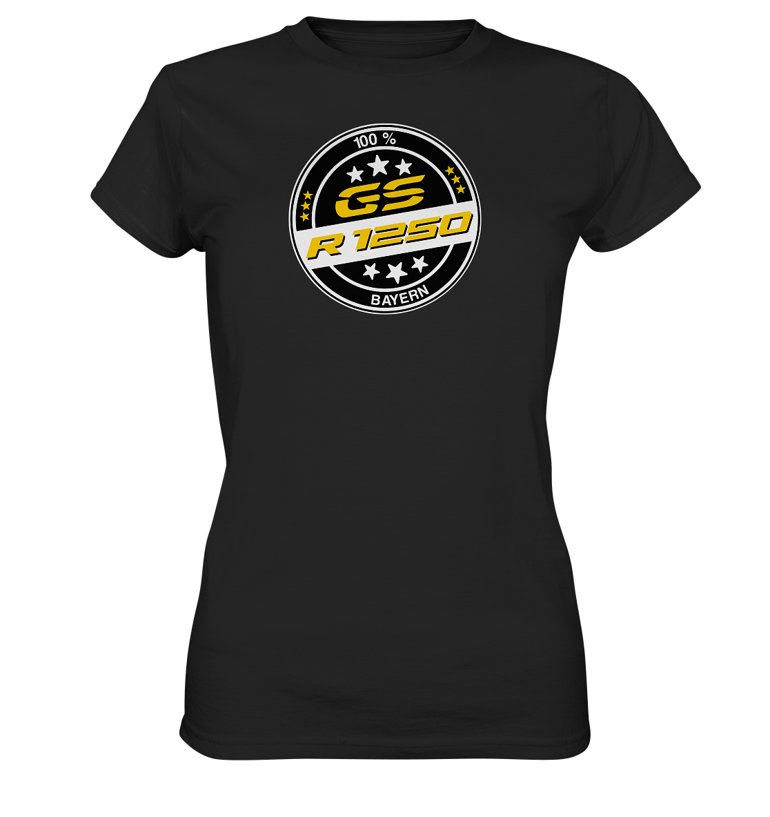 GS Motorrad R 1250 GS - 100% Bayern live - Ladies Premium Shirt - GS Magazin