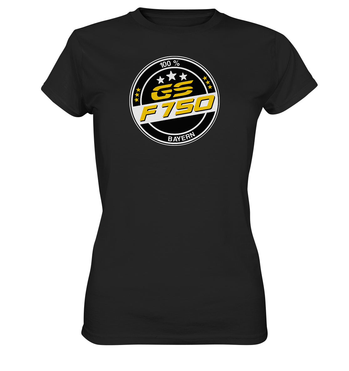 GS Motorrad F 750 GS - 100% Bayern live - Ladies Premium Shirt - GS Magazin