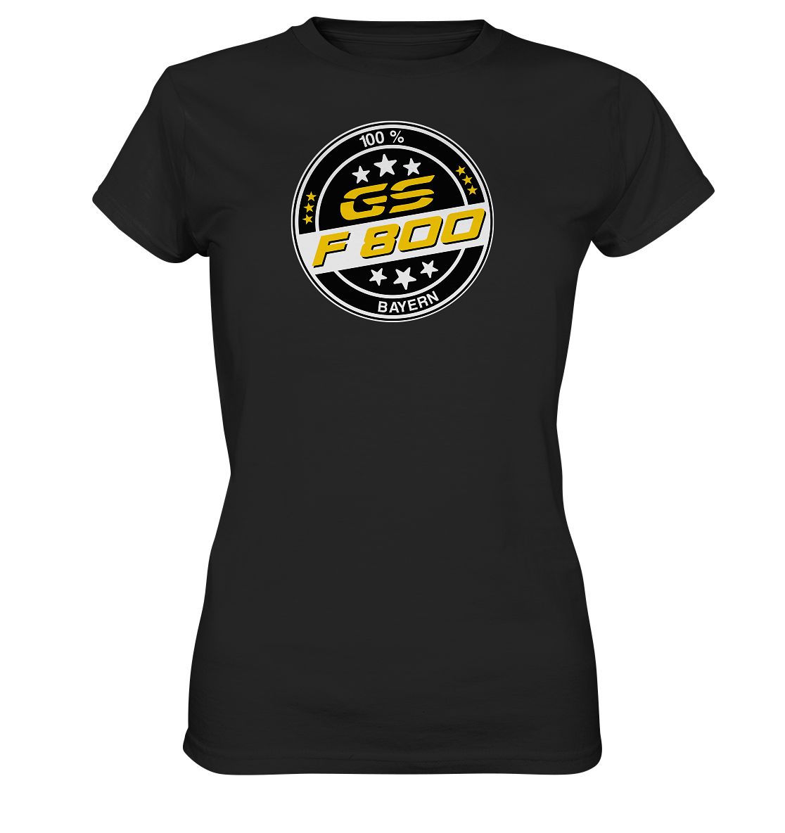 GS Motorrad F 800 GS - 100% Bayern live - Ladies Premium Shirt - GS Magazin