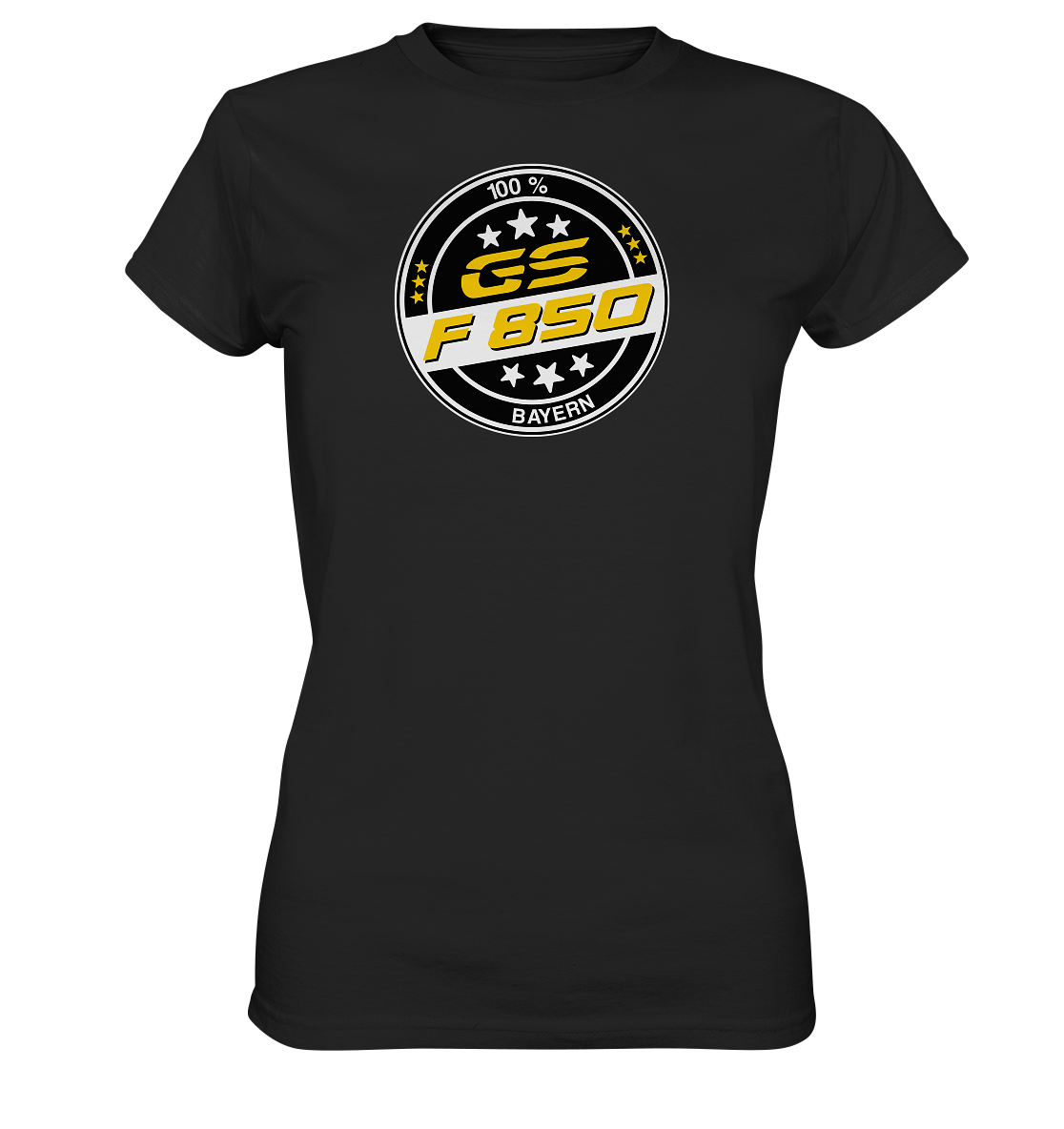 GS Motorrad F 850 GS - 100% Bayern live - Ladies Premium Shirt - GS Magazin