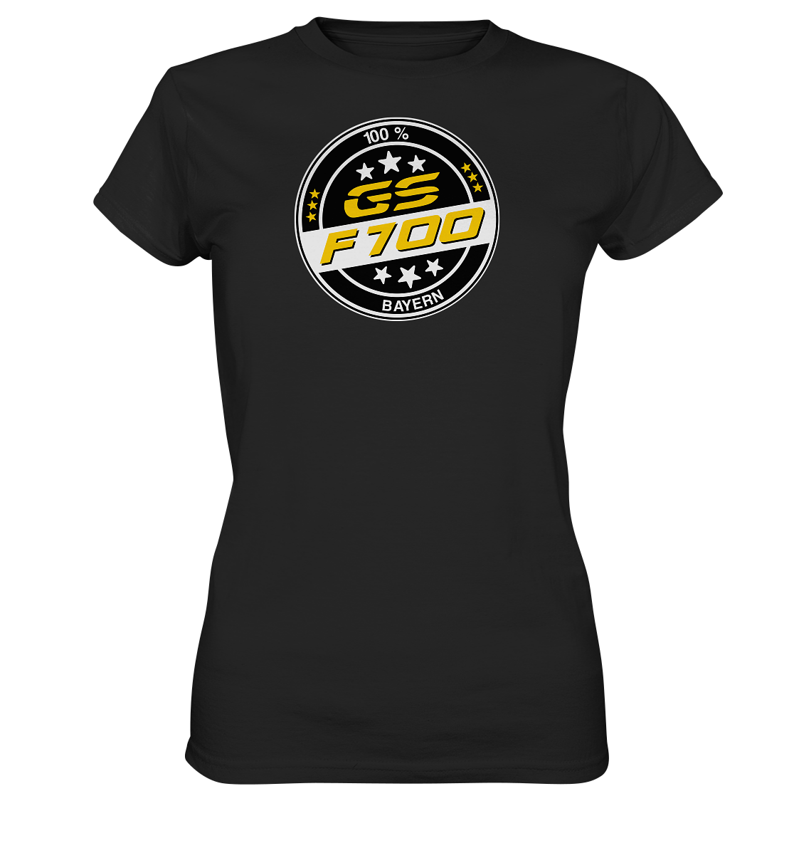 GS Motorrad F 700 GS - 100% Bayern live - Ladies Premium Shirt - GS Magazin