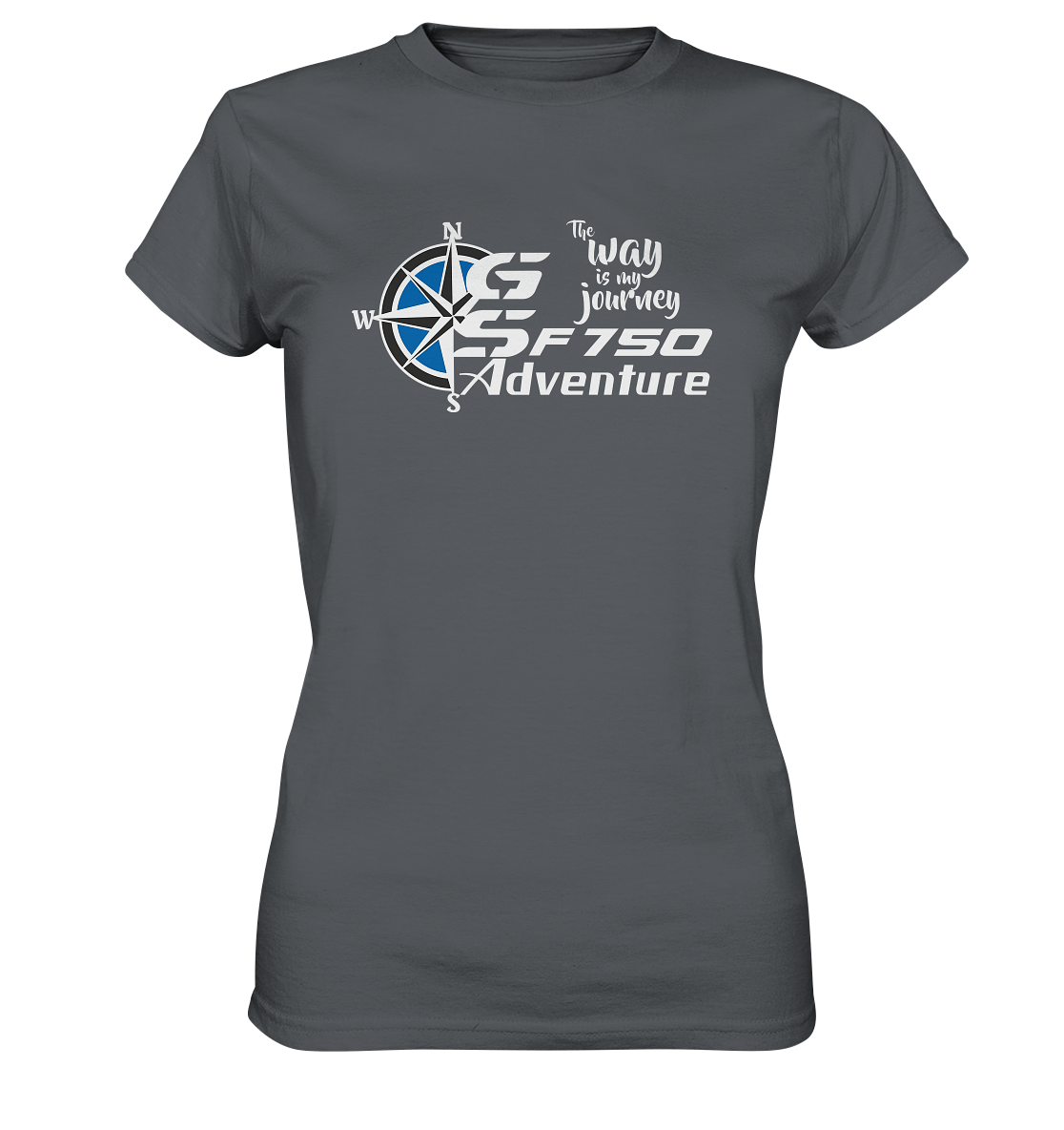 GS Motorrad F 750 GS »THE WAY IS MY JOURNEY« - Ladies Premium Shirt - GS Magazin