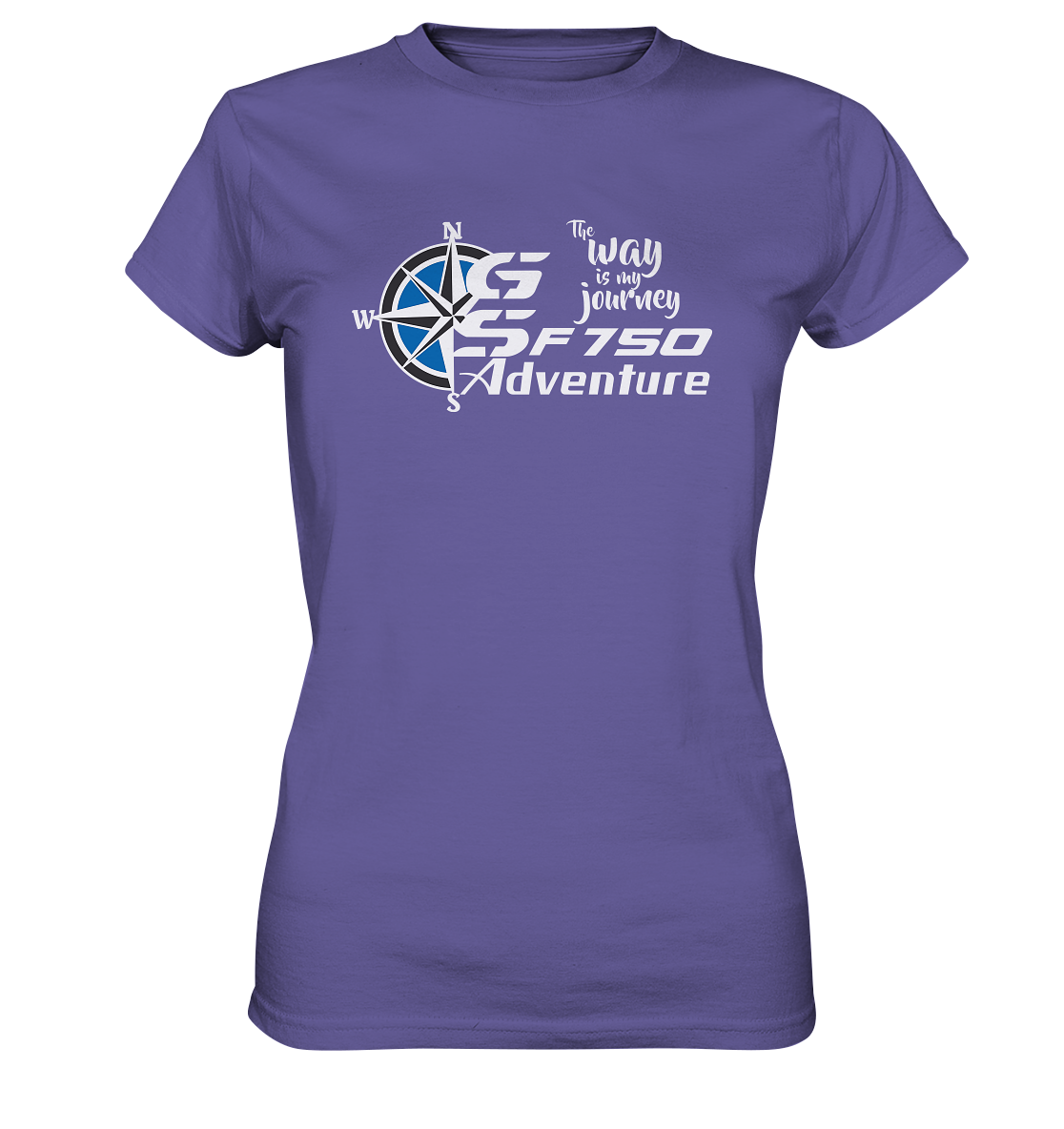 GS Motorrad F 750 GS »THE WAY IS MY JOURNEY« - Ladies Premium Shirt - GS Magazin