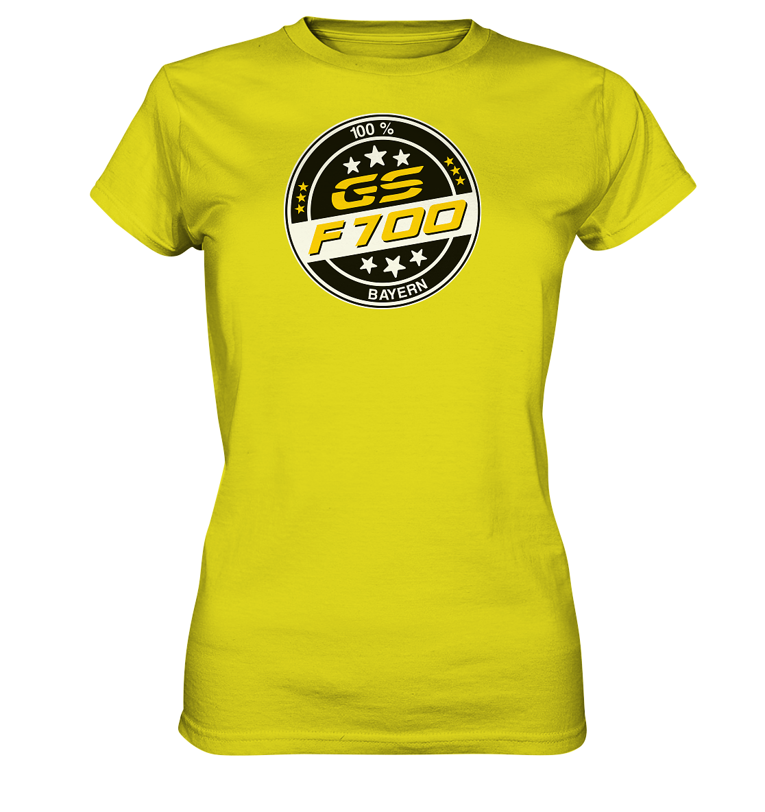 GS Motorrad F 700 GS - 100% Bayern live - Ladies Premium Shirt - GS Magazin