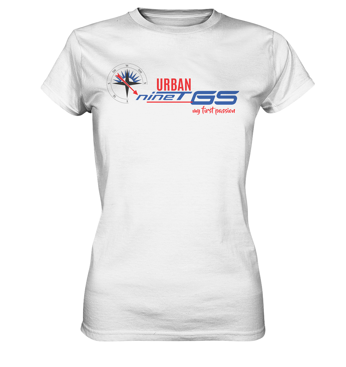 GS Motorrad R nineT Urban »my first passion« - Ladies Premium Shirt - GS Magazin