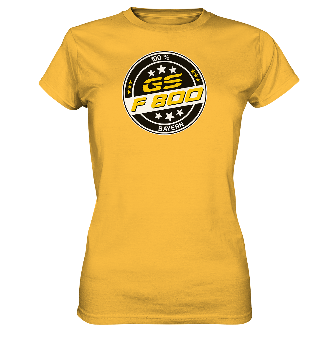 GS Motorrad F 800 GS - 100% Bayern live - Ladies Premium Shirt - GS Magazin