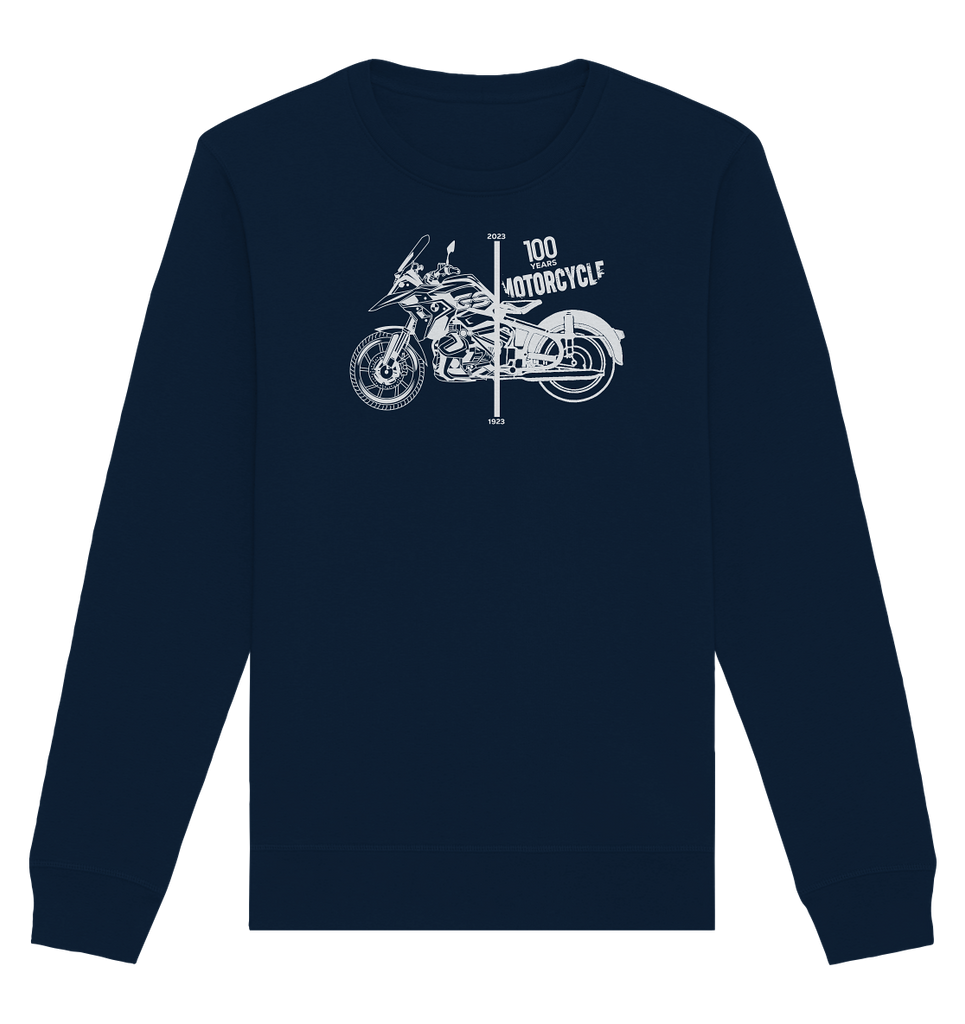 GS Motorrad 100 Jahre BMW Motorrad 1923-2023  - Organic Basic Unisex Sweatshirt