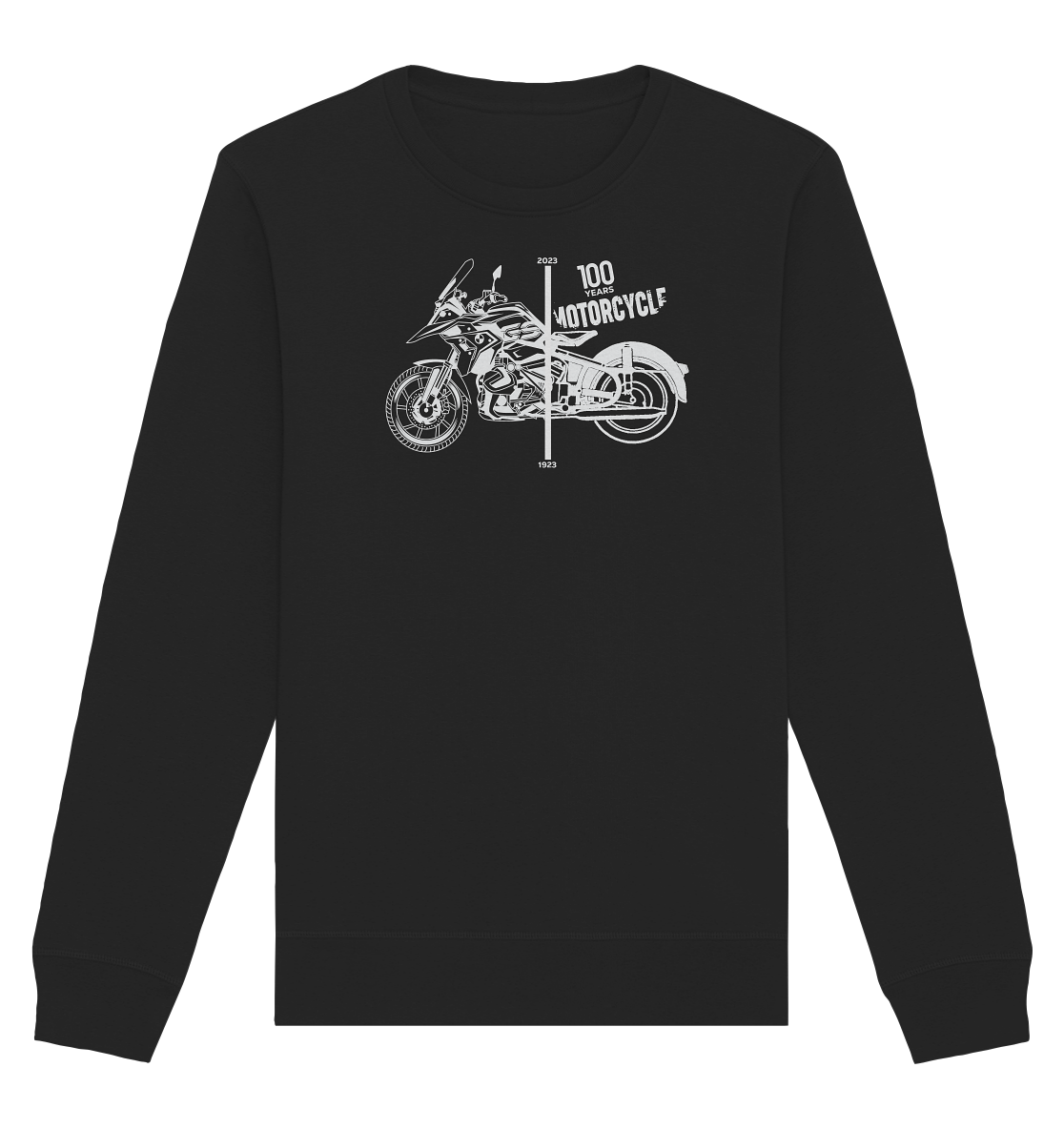 GS Motorrad 100 Jahre BMW Motorrad 1923-2023  - Organic Basic Unisex Sweatshirt (OS)