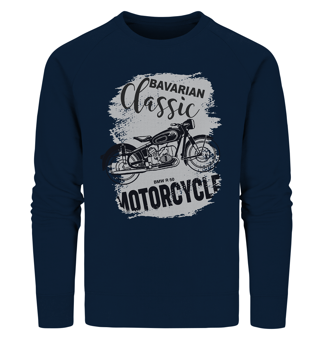 BMW R 50 Motorrad Bavarian Classic- Pionier der GS - Organic Sweatshirt