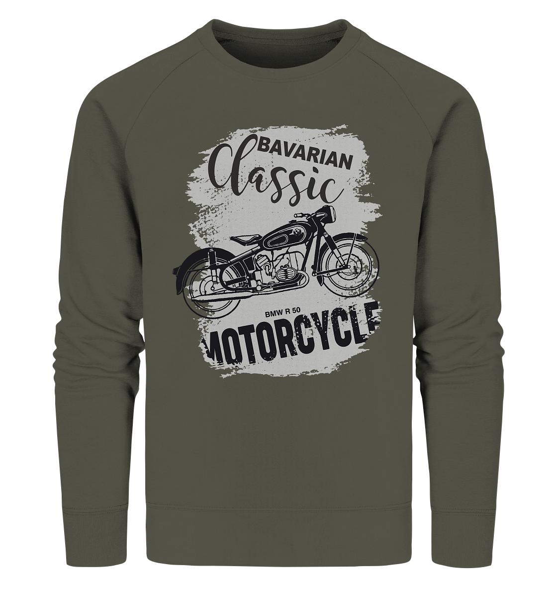 BMW R 50 Motorrad Bavarian Classic- Pionier der GS - Organic Sweatshirt