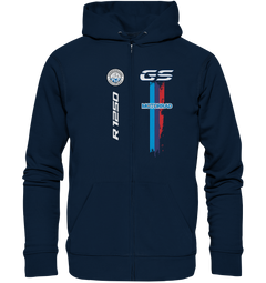 GS Motorrad "3-Stripes" BMW R 1250 GS - Make Life a Ride - Full-Zipper-Hoodie-Jacke