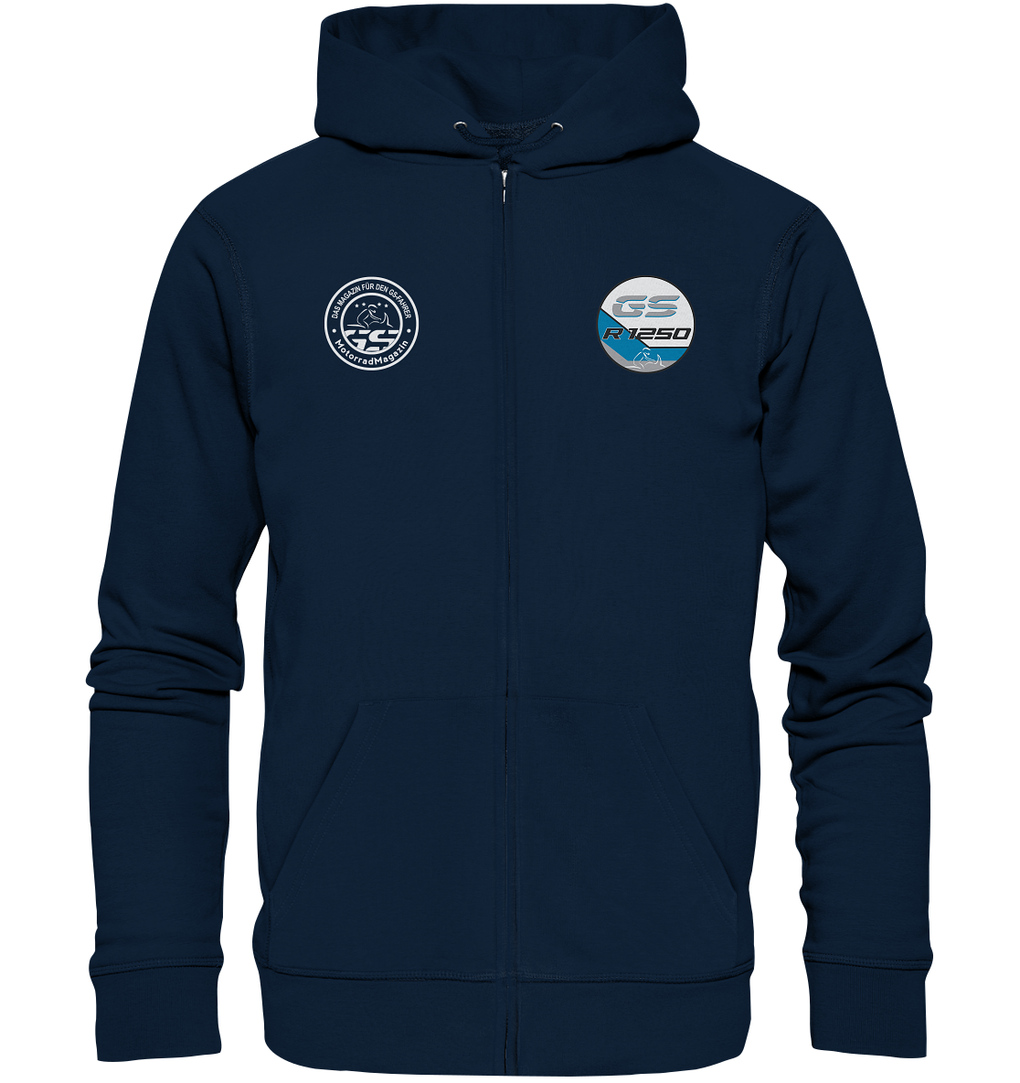 GS Motorrad R1250 Cosmic Style Kapuzen Zip-Jacke - Organic - GS Magazin