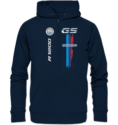 GS Motorrad "3-Stripes" BMW R 1200 GS - Make Life a Ride - Full-Zipper Hoodie Jacke