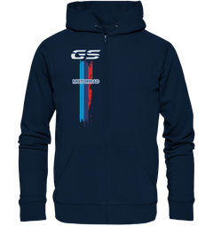 GS Motorcycle "3-Stripes-Classic" R 1250 1200 1150 1100 850 800 750 700 Make Life A Ride - Full Zipper Hoodie Jacket