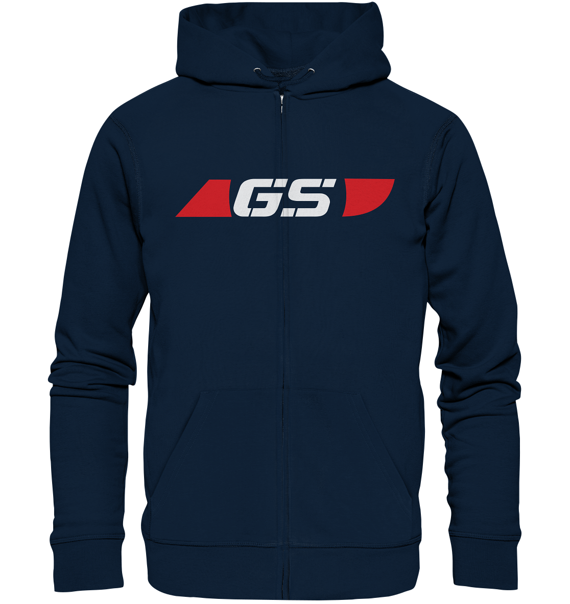GS Motorrad BMW R 1150 GS Seek Logo Design - Organic Full Zipper Hoodie