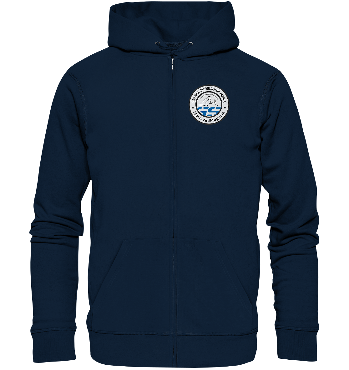 GS Motorrad BMW R 1200 Worldwide Seek - Organic Full Zipper Hoodie