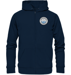 GS Motorcycle "Great Heart" - Personalized - Make Life your Ride - Organic Full-Zipper Hoodie