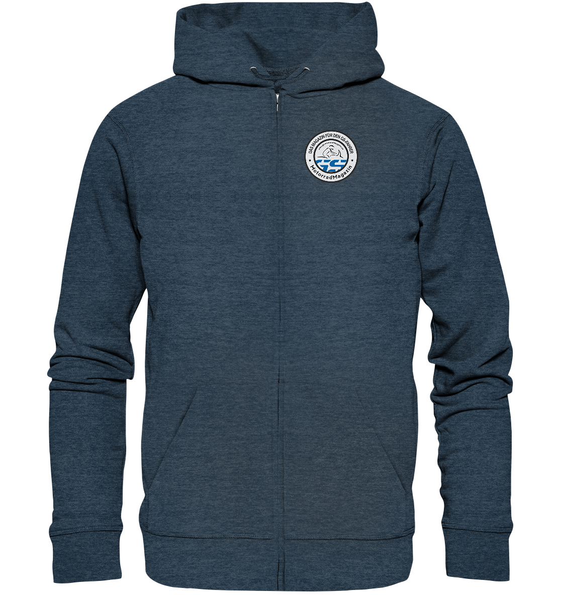 GS Motorrad R 1200 HP Rallye Style - Organic Full-Zipper Hoodie - GS Magazin