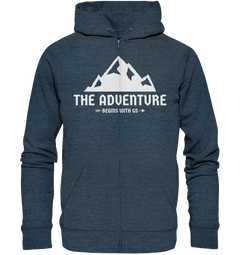 GS Motorrad »the adventure begins with GS«  - Organic Unisex Full-Zipper - GS Magazin