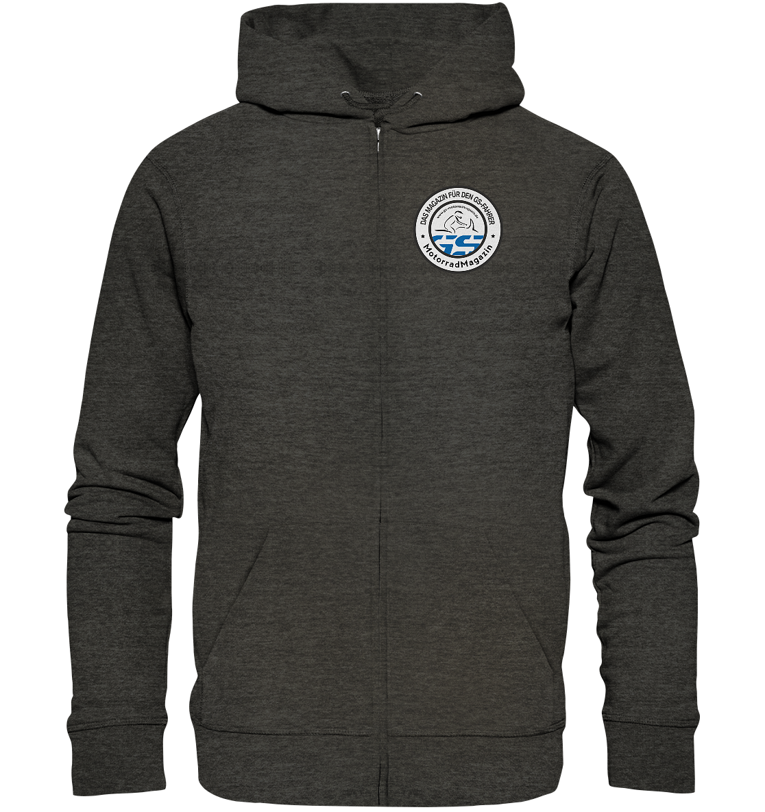 GS Motorrad BMW R 1200 Worldwide Seek - Organic Full Zipper Hoodie