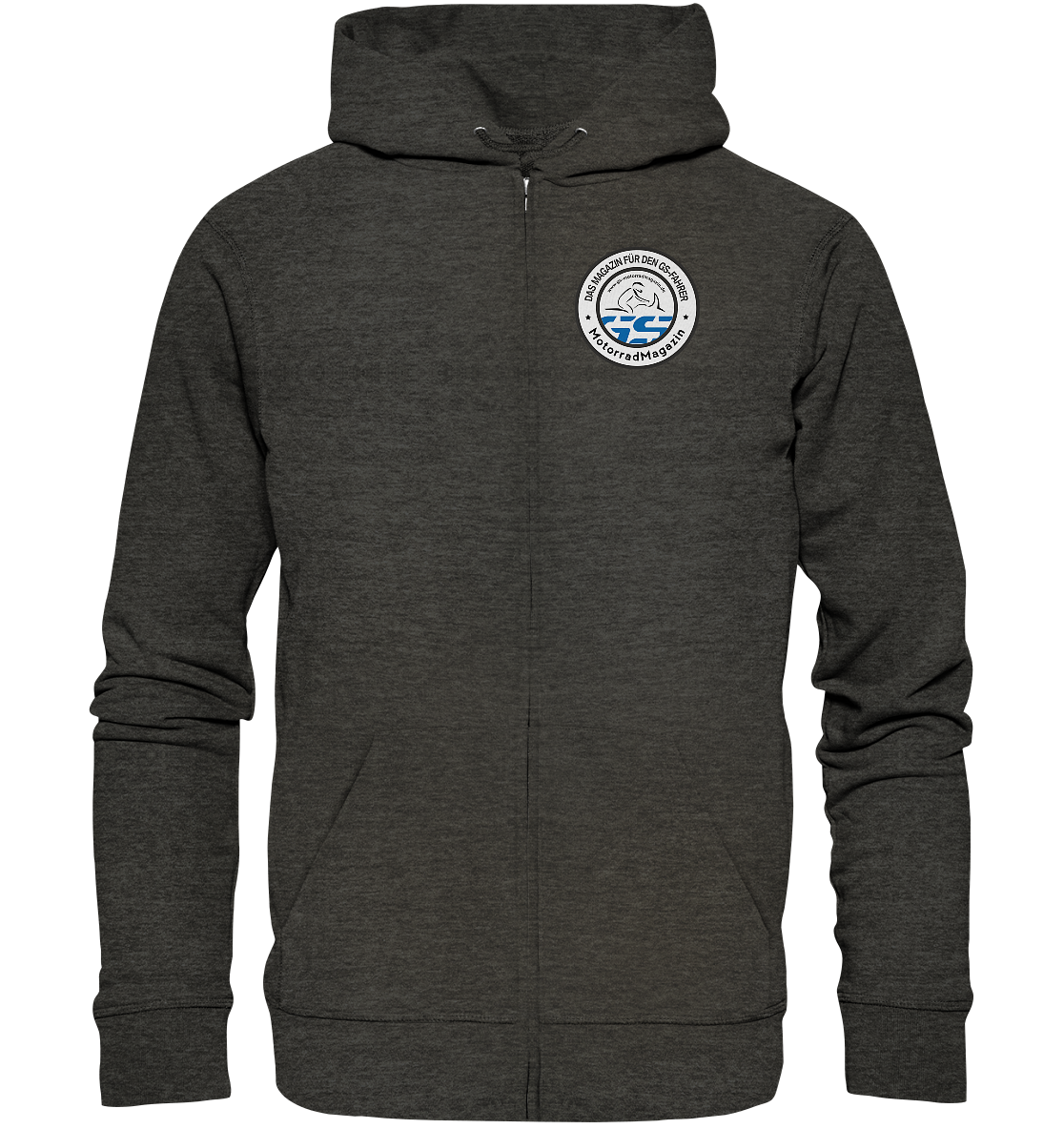 GS Motorrad BMW R 1250 Worldwide Seek  - Organic Full Zipper Hoodie