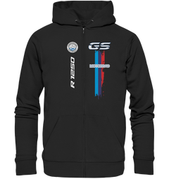 GS Motorrad "3-Stripes" BMW R 1250 GS - Make Life a Ride - Full-Zipper-Hoodie-Jacke