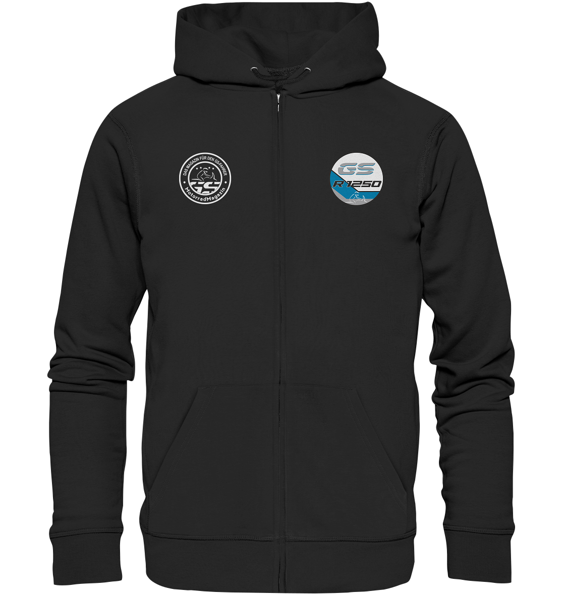 GS Motorrad R1250 Cosmic Style Kapuzen Zip-Jacke - Organic - GS Magazin