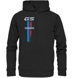 GS Motorcycle "3-Stripes-Classic" R 1250 1200 1150 1100 850 800 750 700 Make Life A Ride - Full Zipper Hoodie Jacket