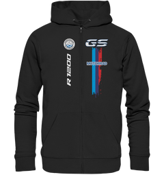 GS Motorrad "3-Stripes" BMW R 1200 GS - Make Life a Ride - Full-Zipper Hoodie Jacke