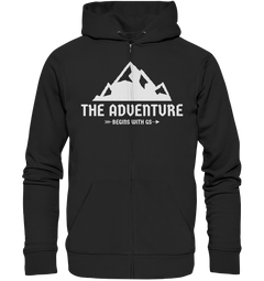 GS Motorrad »the adventure begins with GS«  - Organic Unisex Full-Zipper - GS Magazin