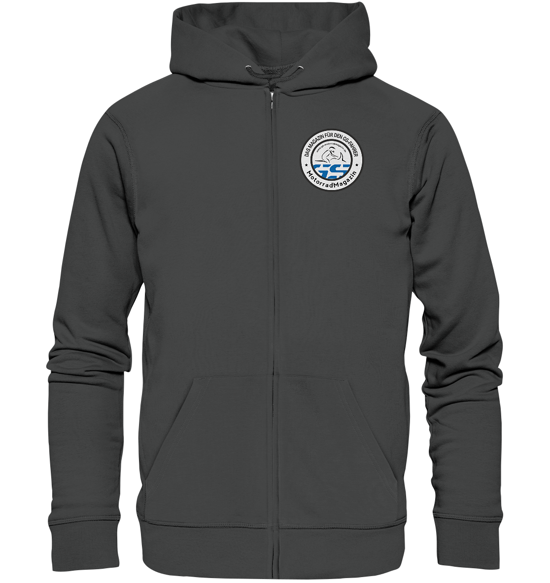 GS Motorrad BMW R 1150 GS Mountain-Style Make Life A Ride - Organic Full Zipper Hoodie