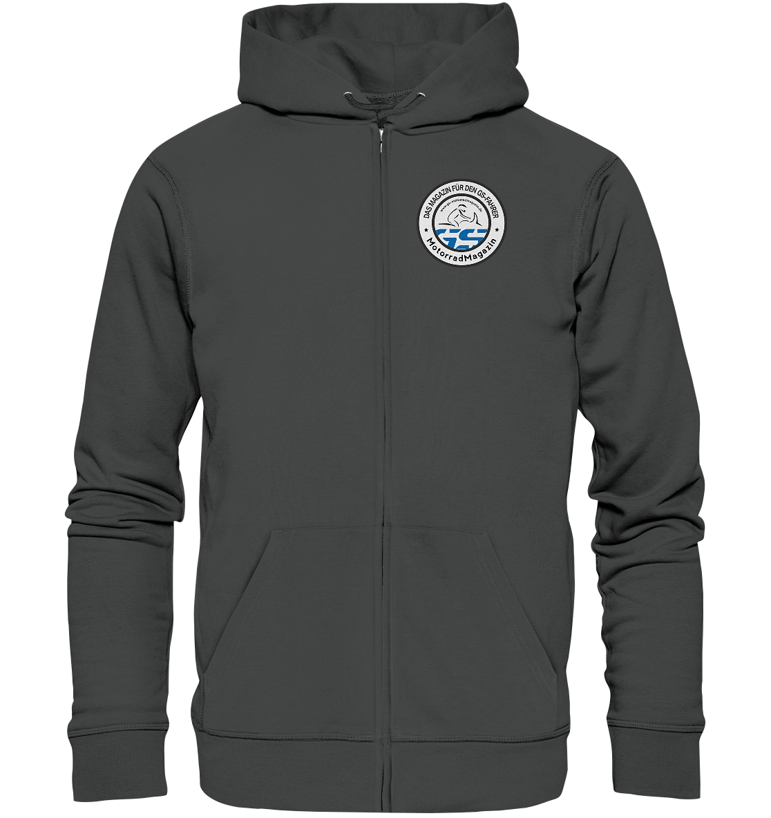 GS Motorrad BMW R 1250 Worldwide Seek  - Organic Full Zipper Hoodie