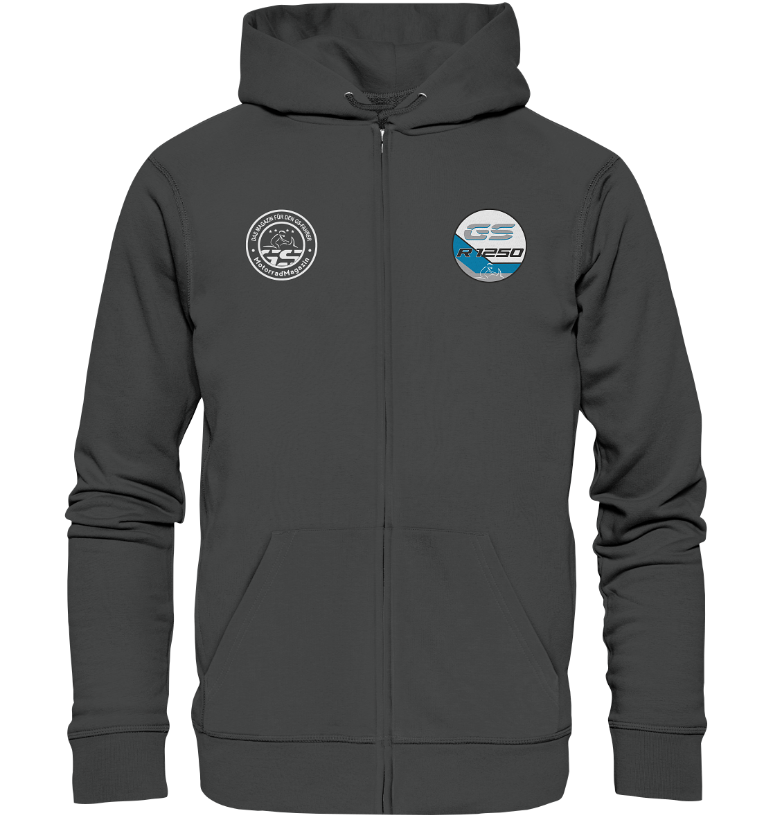 GS Motorrad R1250 Cosmic Style Kapuzen Zip-Jacke - Organic - GS Magazin