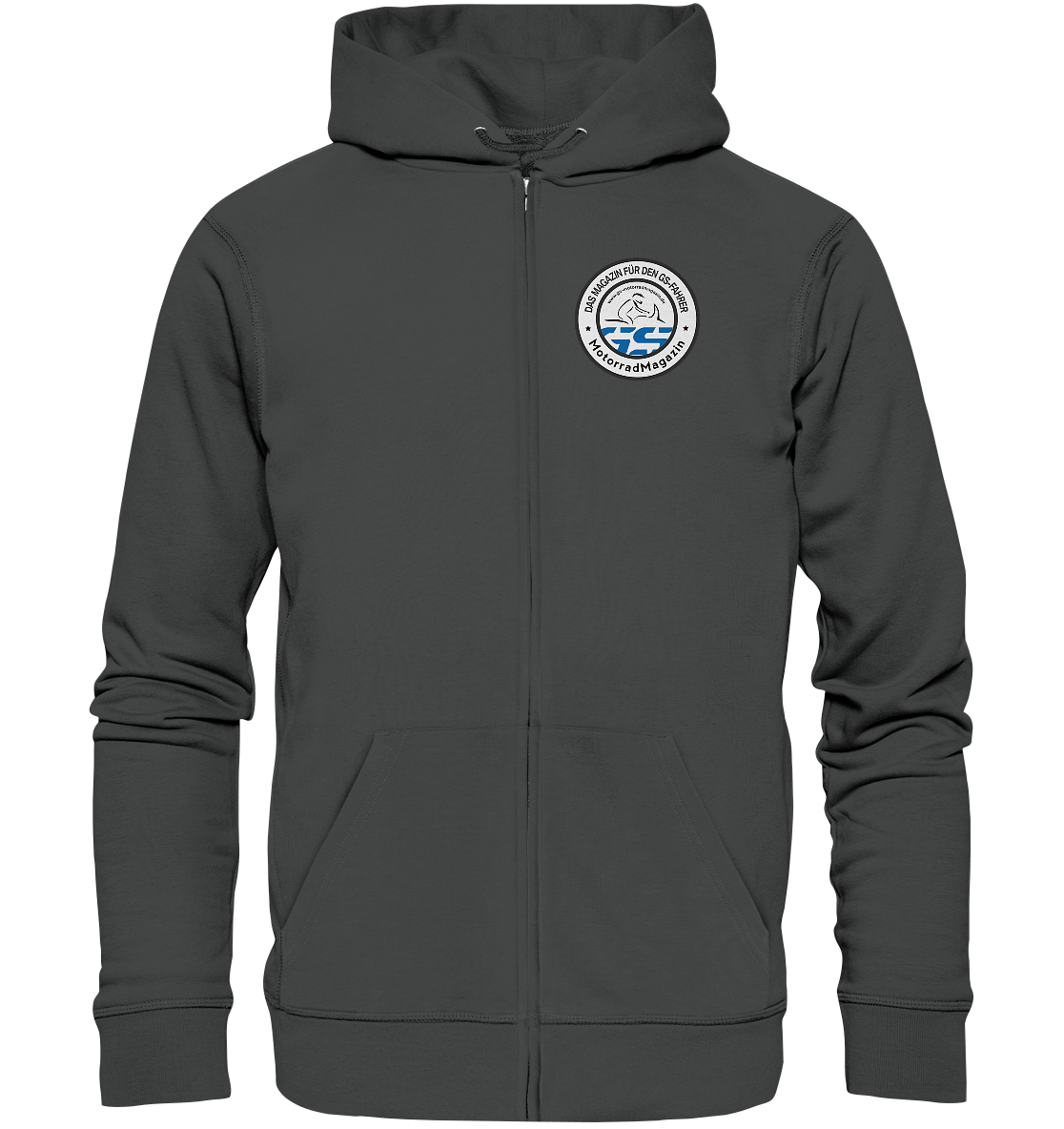 GS Motorrad BMW R 1200 Worldwide Seek - Organic Full Zipper Hoodie