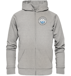 GS Motorrad BMW GS 1250 1200 900 850 "TRACK" MAKE LIFE A RIDE  - Organic FULL-Zipper Hoodie-Jacke