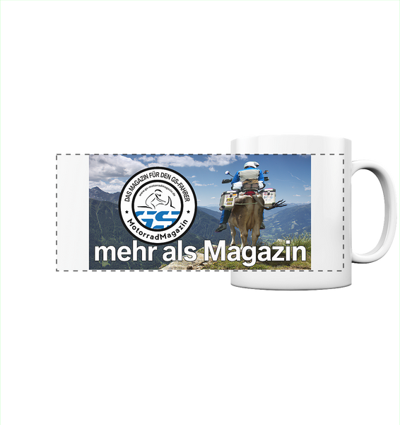 GS Motorrad Magazin Q-Treiber Panorama Kaffee-/Tee Tasse GS Haferl