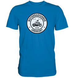 Motorradfahrer aus Leidenschaft - Premium Qualität Shirt - GS Magazin