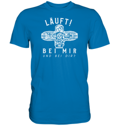 GS Motorrad Boxermotor "Läuft! Bei mir und bei Dir? - Hommage an BMW Boxer Freaks  - Premium Shirt - GS Magazin