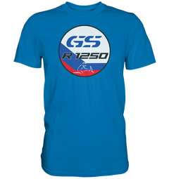 GS Motorrad "R1250 HP Style" Design-Logo Herren Premium Shirt - GS Magazin