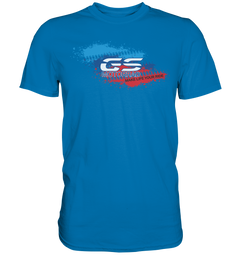 GS MOTORRAD BMW GS 1250 1200 1150 1100 850 "SPLASH" MAKE LIFE A RIDE (customizable!) - Premium Shirt