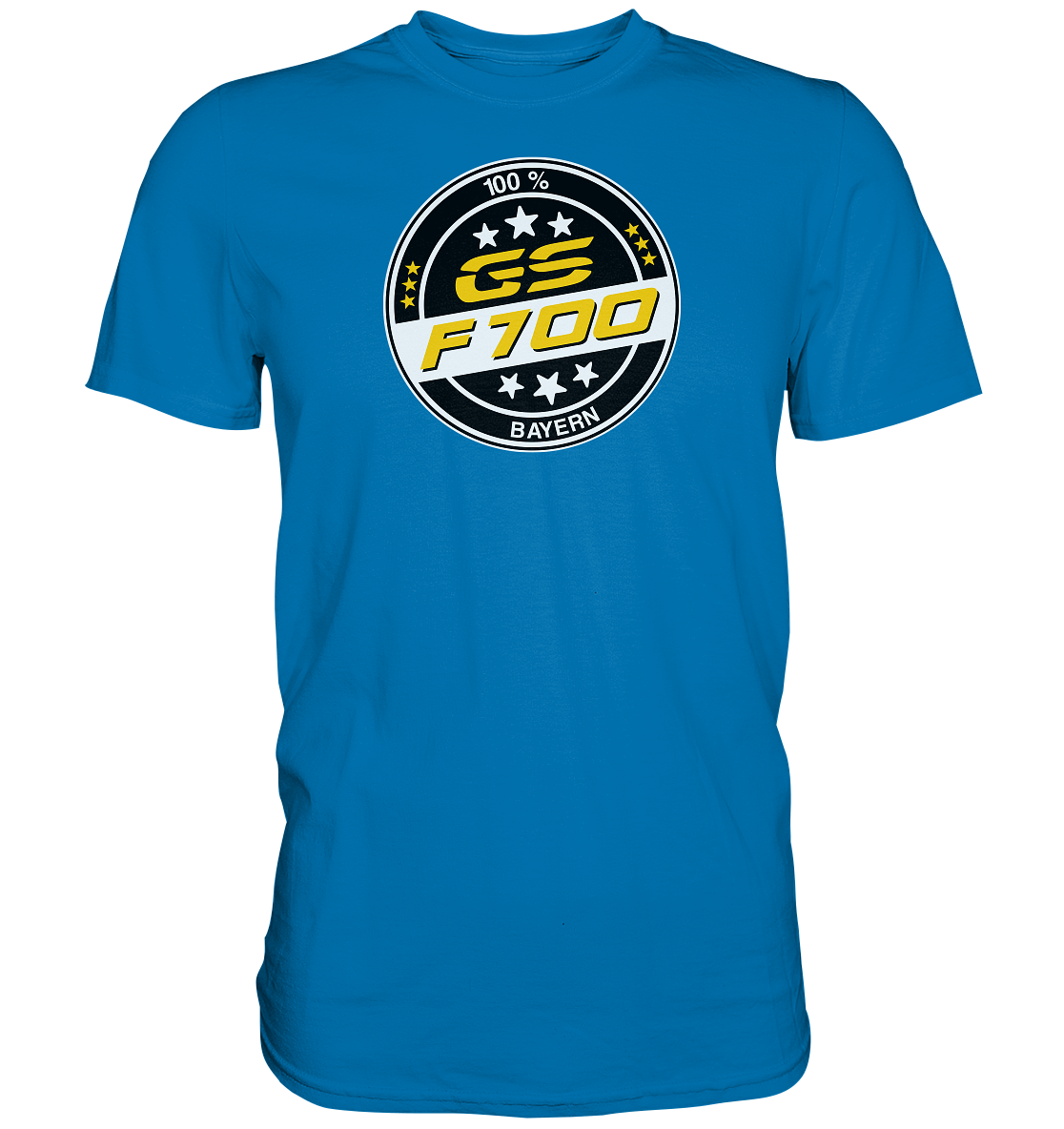 GS Motorrad F 700 GS - 100% Bayern live - Premium Shirt - GS Magazin