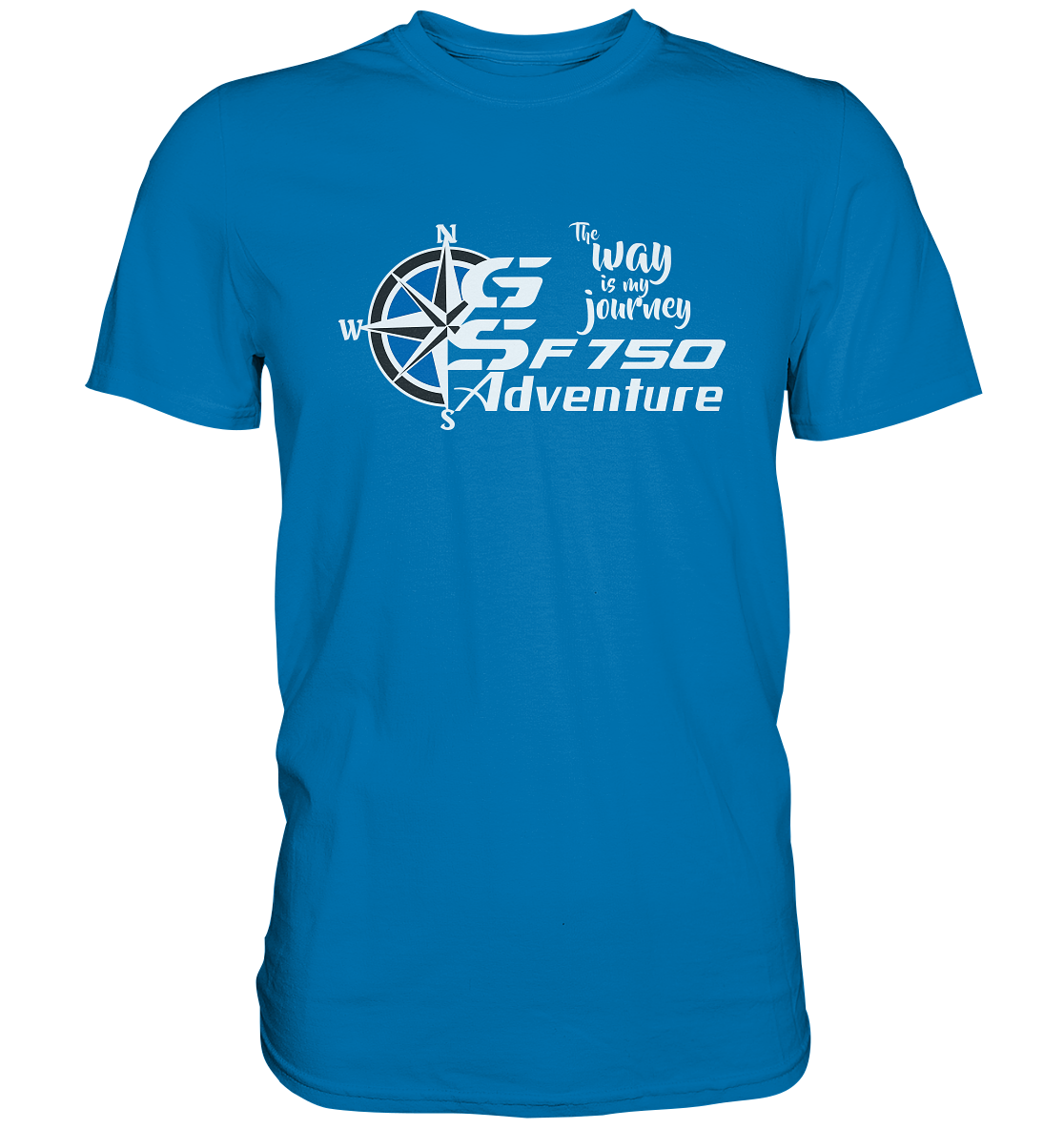 GS Motorrad F 750 GS »THE WAY IS MY JOURNEY« - Herren Premium Shirt - GS Magazin