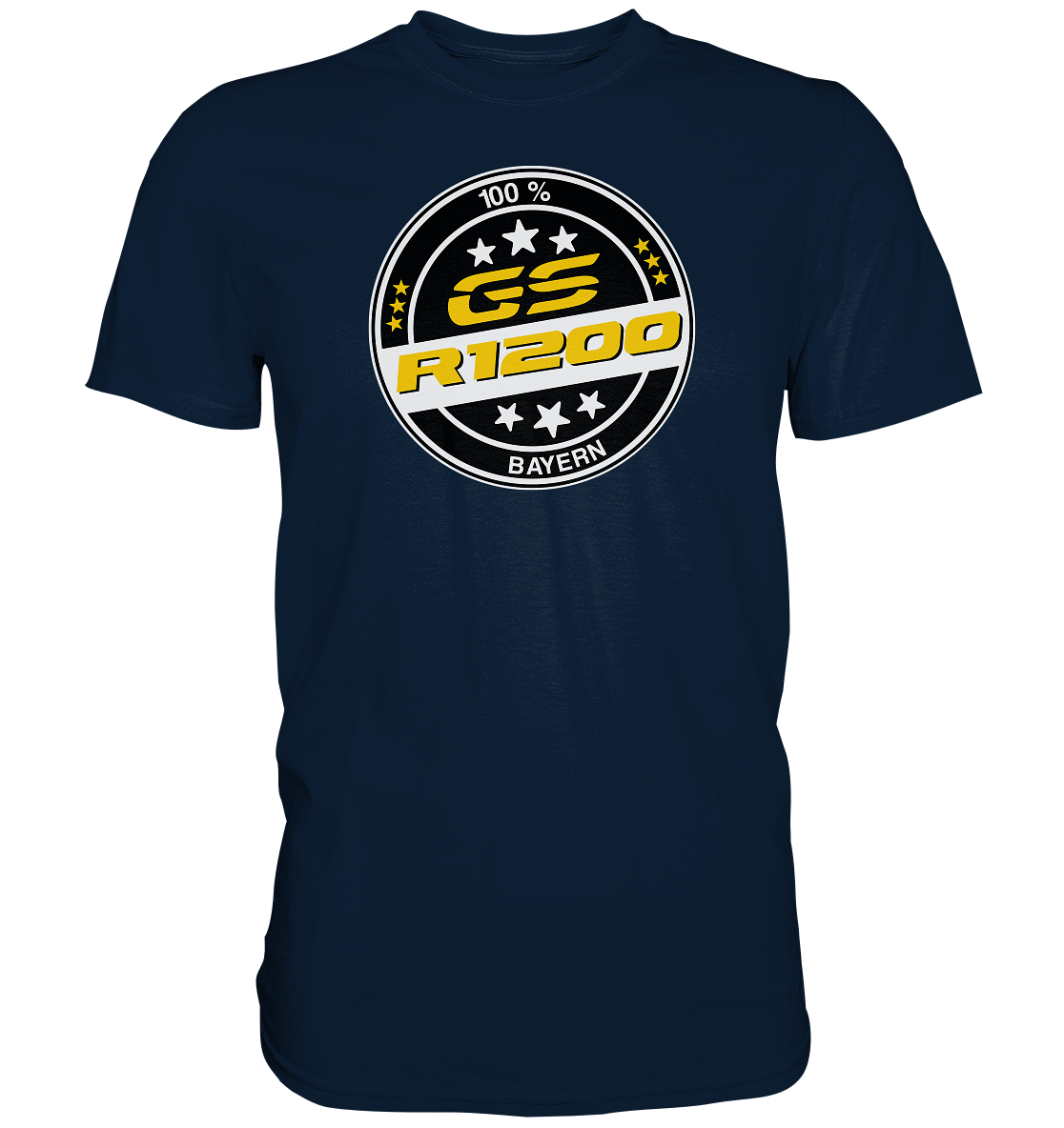 GS Motorrad R 1200 GS - 100% Bayern live -  Herren Premium Shirt - GS Magazin