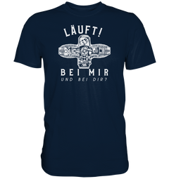 GS Motorrad Boxermotor "Läuft! Bei mir und bei Dir? - Hommage an BMW Boxer Freaks  - Premium Shirt - GS Magazin