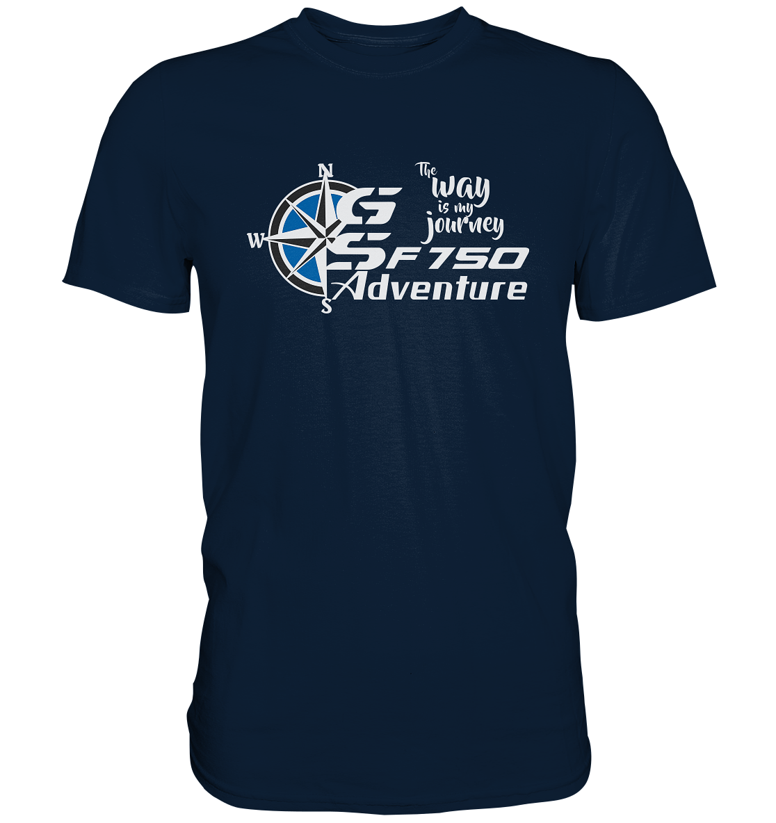 GS Motorrad F 750 GS »THE WAY IS MY JOURNEY« - Herren Premium Shirt - GS Magazin